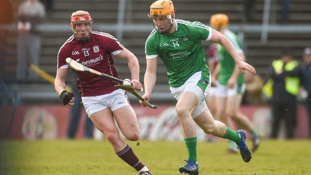 Seamus Flanagan scored five points for Limerick against Galway.