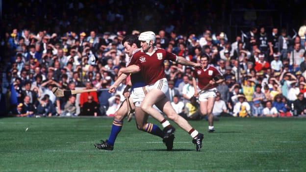 Tony Keady in action during the 1988 All Ireland SHC Final against Tipperary.