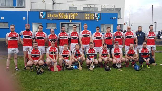 The Carrick Hurling team that defeated Ballygar in the AIB Connacht Junior Hurling Championship Final.