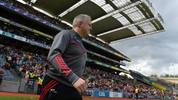 Stephen Rochford following the All Ireland SFC Quarter-Final draw against Roscommon at Croke Park.