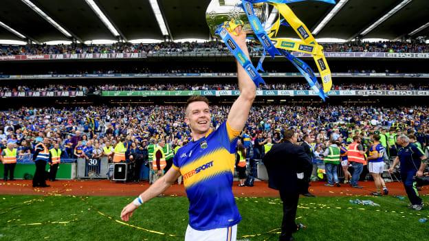Tipperary star Padraic Maher with the Liam McCarthy Cup.