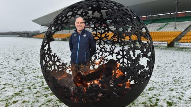 Anthony Cunningham pictured at the launch of the Bord Na Mona Leinster GAA series.