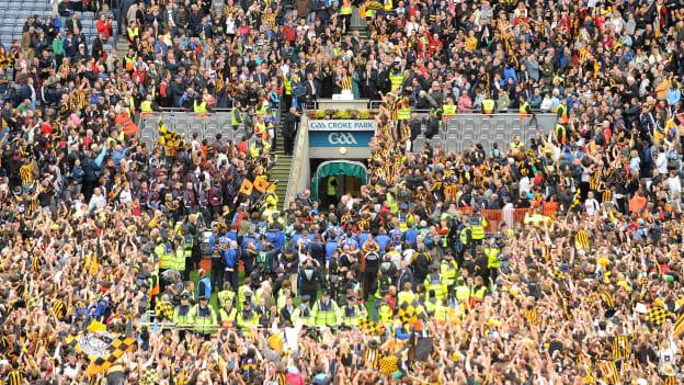 Kilkenny celebrating after a dramatic All Ireland Final in 2009.