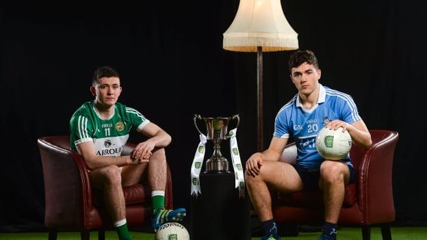 Ruairi McNamee, Offaly, and Colm Basquel, Dublin, pictured ahead of the EirGrid Leinster Under 21 Final.