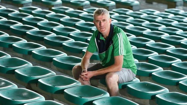 John Kiely pictured before a press briefing at the Gaelic Grounds ahead of Limerick's All Ireland SHC semi-final against Cork.