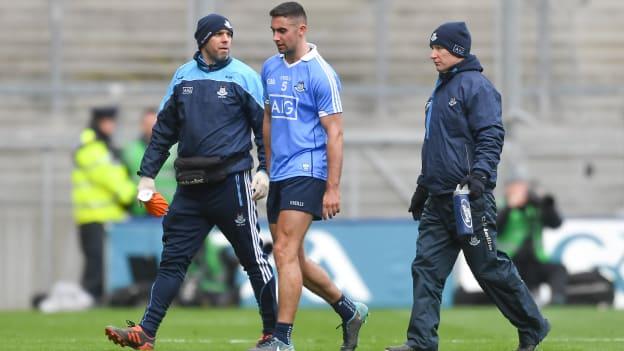 James McCarthy suffered a hamstring injury in the Allianz Football League Final.