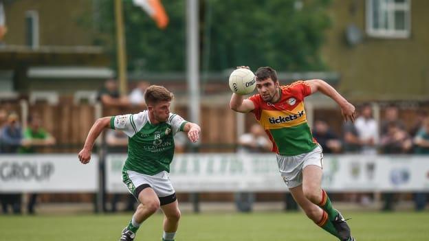 David Carrabine played for London against Carlow in the 2017 All Ireland Senior Football Championship.