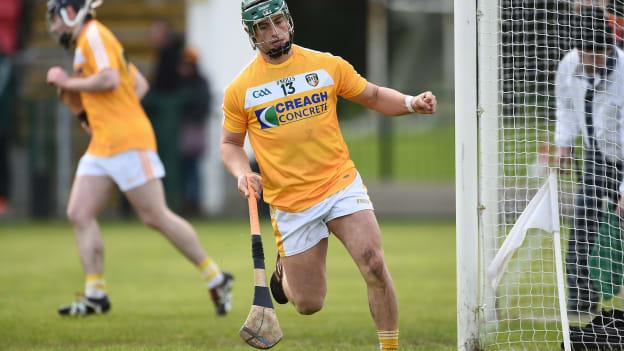 Conor Johnston was in excellent scoring form for Antrim against Armagh.