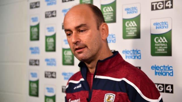 Galway minor manager Donal O'Fatharta.