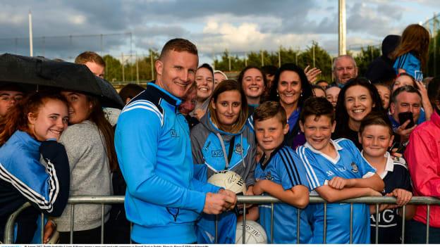 Ciarán Kilkenny during a meet and greet with Dublin supporters at Parnell Park.