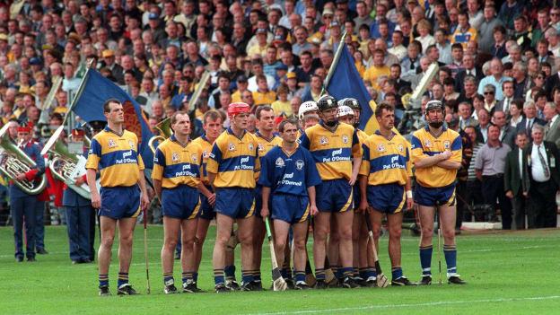 The Clare team before the 1997 All Ireland Final.