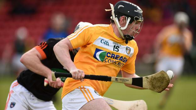 Ciaran Clarke netted a goal for Antrim against Carlow.