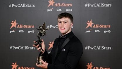 2025 PwC GAA GPA Young Hurler of the Year - Darragh McCarthy