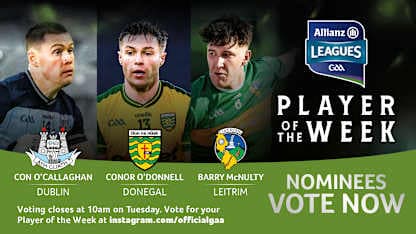 GAA.ie Footballer of the Week nominees