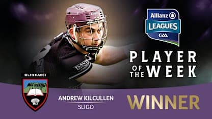 Andrew Kilcullen voted GAA.ie Hurler of the Week
