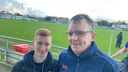 Relatives Charlie Evans and Jonathan Cullen carrying out Communications Officer role in different countries
