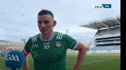 Gearoid Hegarty talks to GAA.ie after Limerick's All-Ireland SHC semi-final win over Clare. 