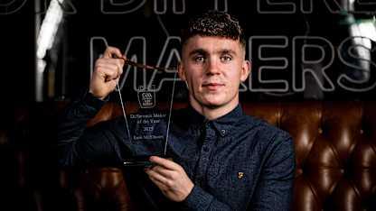 Dalata Hotel Group U-20 Footballer of the Year Eoin McElholm enjoying his GAA journey