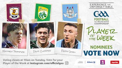 GAA.ie Footballer of the Week nominees