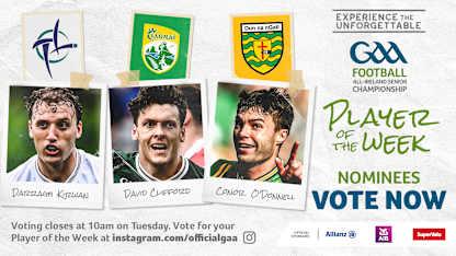 GAA.ie Footballer of the Week nominees