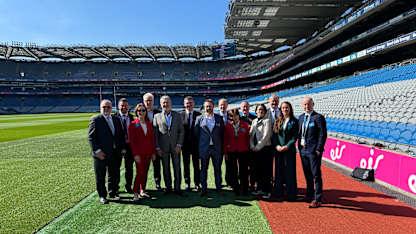 GAA and Irish Diplomats Mark Europe Day at Croke Park