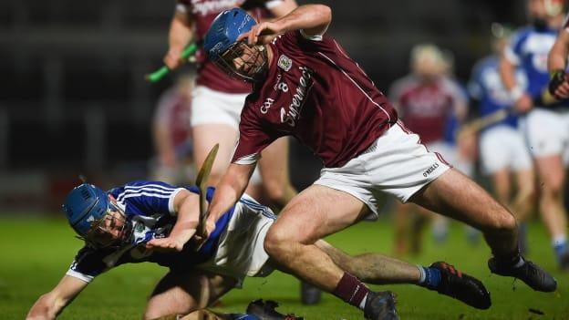 Johnny Coen in Allianz Hurling League action against Laois.