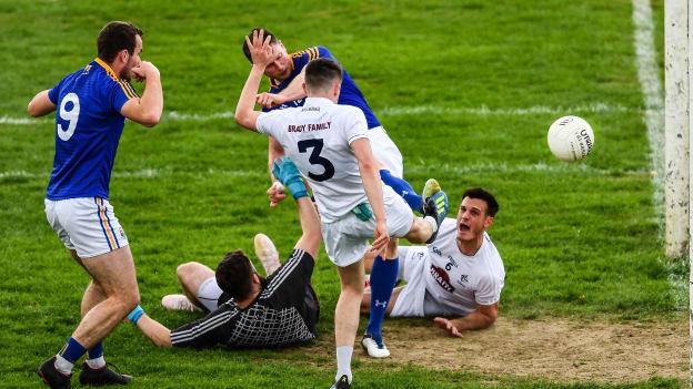 Mickey Quinn scored a goal for Longford in last Sunday's drawn Leinster SFC Quarter-Final against Kildare at Bord Na Mona O'Connor Park.