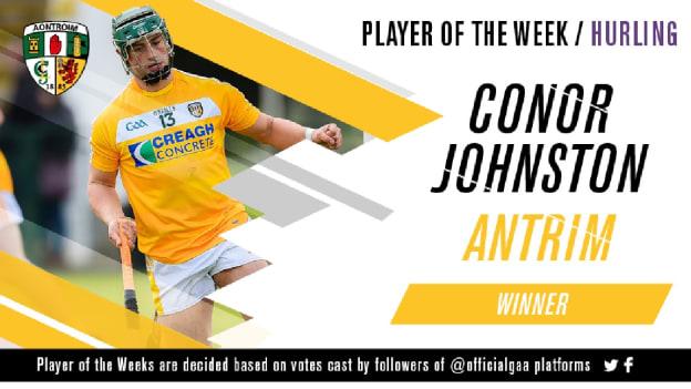GAA.ie Hurler of the Week Conor Johnston.