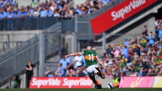 Seán O'Shea kicked a last gasp free for Kerry against Dublin in the 2022 All-Ireland SFC semi-final at Croke Park.