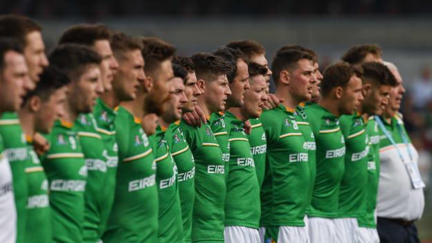The Irish team pictured ahead of the Second Test.