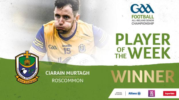 GAA.ie Footballer of the Week Ciarain Murtagh.