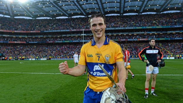Clare's Patrick O'Connor after the 2013 All Ireland SHC Final replay win over Cork at Croke Park.