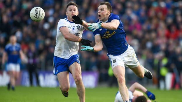 Gearoid McKiernan was a key figure as Cavan defeated Monaghan at Kingspan Breffni.