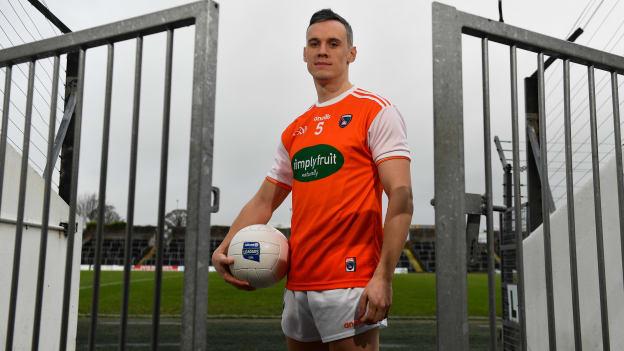 Mark Shields of Armagh during an Allianz Football League media event ahead of the Meath and Armagh fixture at Páirc Tailteann in Navan, Co. Meath.