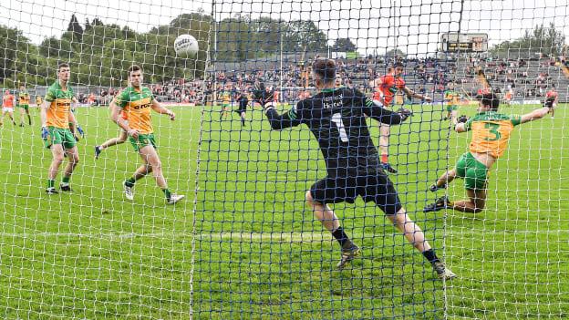 Rory Grugan scored a great goal for Armagh against Donegal in Round Two of the All-Ireland SFC at St Tiernach's Park.