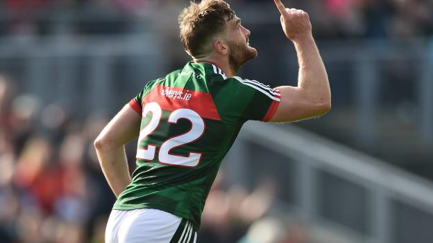 Aidan O Shea was influential for Mayo against Derry last Saturday at Elverys MacHale Park.
