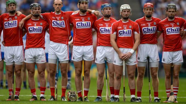 Cork players before the 2017 All Ireland SHC Semi-Final against Waterford.