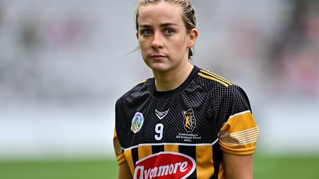 Kilkenny's Ciara Phelan pictured following the 2021 All-Ireland Intermediate Camogie Final. Photo by Piaras Ó Mídheach/Sportsfile