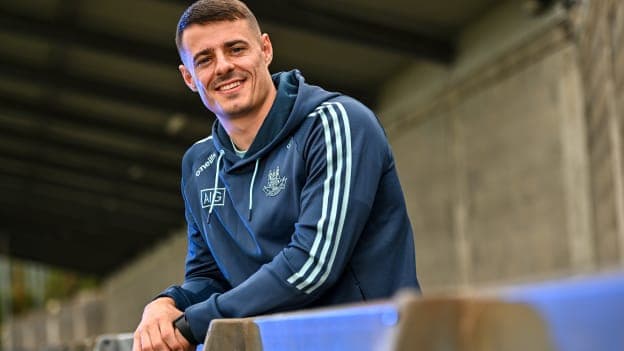 Brian Howard stands for a portrait during a Dublin media conference at Parnell Park in Dublin ahead of the All-Ireland Senior Football Championship Final. Photo by Sam Barnes/Sportsfile.