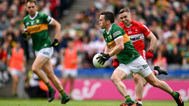 Kerry's Paul Murphy in All-Ireland SFC Semi-Final action against Derry. Photo by Brendan Moran/Sportsfile