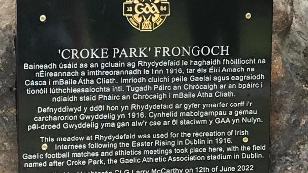 Croke Park, Frongoch.