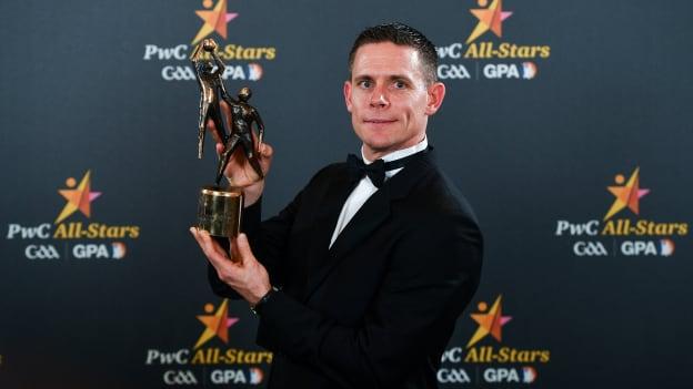 Stephen Cluxton with his PwC All Star award.