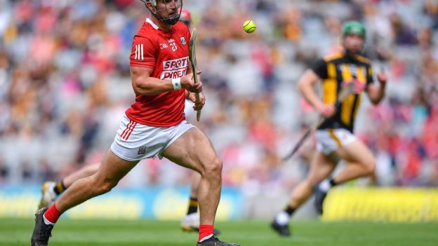 Shane Kingston of Cork during the GAA Hurling All-Ireland Senior Championship semi-final match between Kilkenny and Cork at Croke Park in Dublin. 