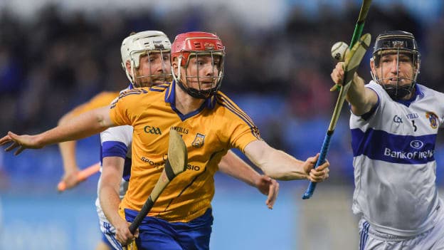 Conor McHugh of Na Fianna in action against Jack Collins, left, and Rory Pocock of St Vincent's during their Dublin SHC Quarter-Final.