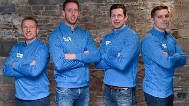 Ollie Canning, Michael Fennelly, Sean Cavanagh, and Daniel Goulding attended the Electric Ireland This Is Major launch.