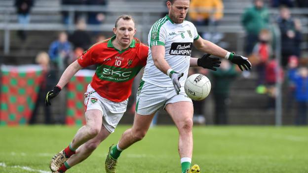 Cian O Connor, Moorefield, and Stephen Byrne, Rathnew, in action at Aughrim.