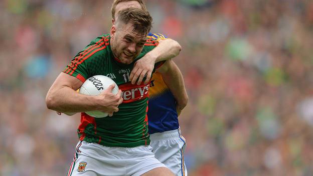 Aidan O Shea on the attack at Croke Park.