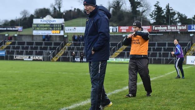 Mattie McGleenan has been delighted with the response of the Cavan players.