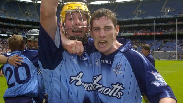 Boland celebrates Leinster minor win in 2005