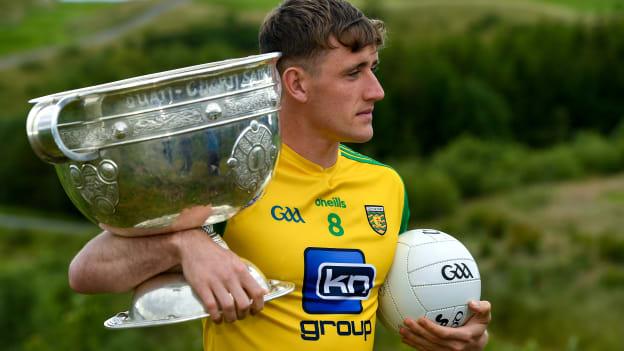 Donegal's Hugh McFadden pictured at the national launch of the All Ireland Senior Football Championships.